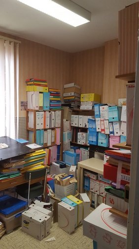 Local archives de Ceyras avant traitement