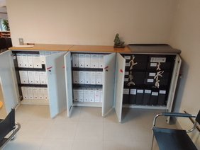 Fin d'archivage à Villeneuvette