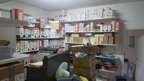 Local archives de Riols avant intervention