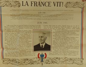 Affiche de propagande du Régime de Vichy